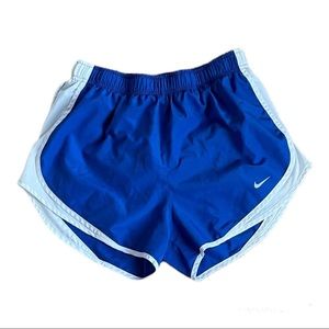 Blue nike shorts. Size M